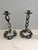 Gray Mid 20th century Illusionistic Brutalist Chain Link Candlesticks - A Pair For Sale - Image 8 of 10
