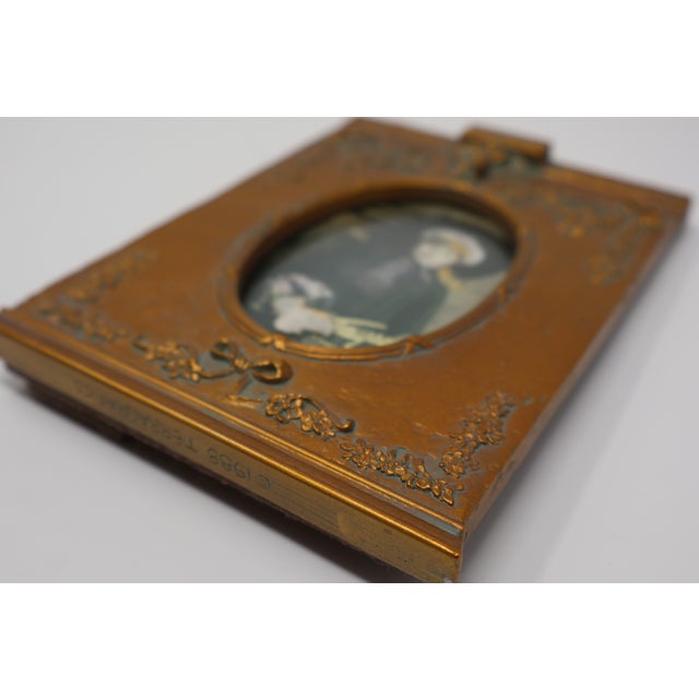Vintage Terragrafics Louis XVI–Style Antiqued Gold Picture Frames — Set of 3 For Sale - Image 9 of 18