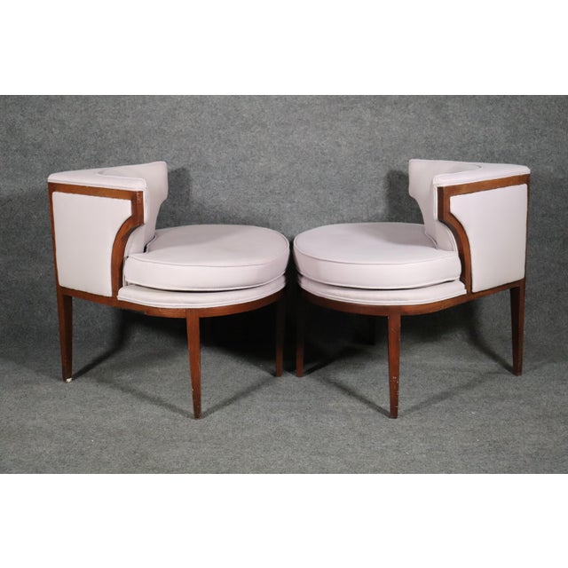 Mid 20th Century Mid 20th Century Vintage Modern Corner Chairs - 4 Pieces For Sale - Image 5 of 10