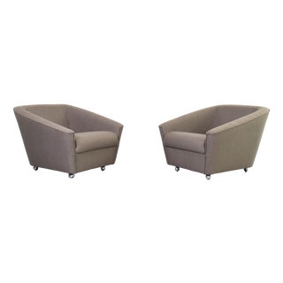 Space Age German Lounge Chairs, 1960s, Set of 2 For Sale