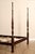 Late 20th Century Ethan Allen Georgian Court Cherry King Four Poster Bed Frame For Sale - Image 5 of 18