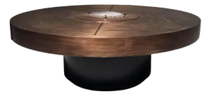 Copper and Agate Stone Coffee Table by Felix De Boussy for Studio Belgali