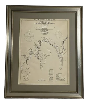 Mariners charts of Massachusett Long Island by George Eldridge 1901
