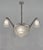 L.Ravaud & Muller freres peacock chandelier A 1925-1935 French art deco chandelier in nickel plated bronze or solid brass....
