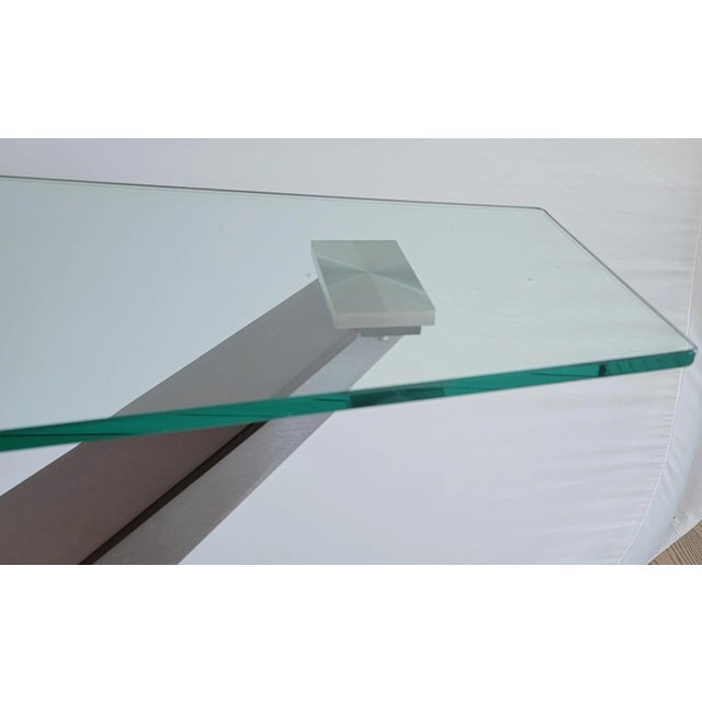 Large Italian Contemporary Console Table For Sale - Image 4 of 7
