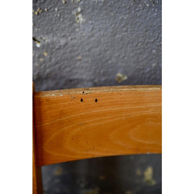 Vintage School Chair in Beech from ASS Schulmöbel, 1960s For Sale - Image 12 of 14