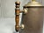 Wood Antique Floral Enamelware Coffee Pot: 19th Century French Shabby Chic Decor For Sale - Image 7 of 10
