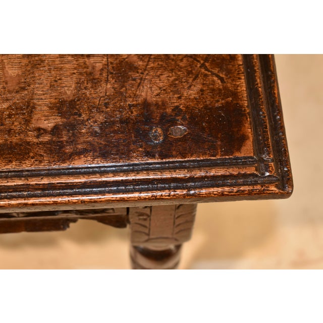 17th Century Oak Joint Stool From England For Sale - Image 15 of 15