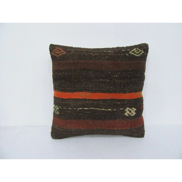 Decorative Kilim Pillow Cover For Sale - Image 4 of 4