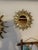 Vintage 1960s Bright Gold Sunburst Wall Mirror For Sale - Image 11 of 12