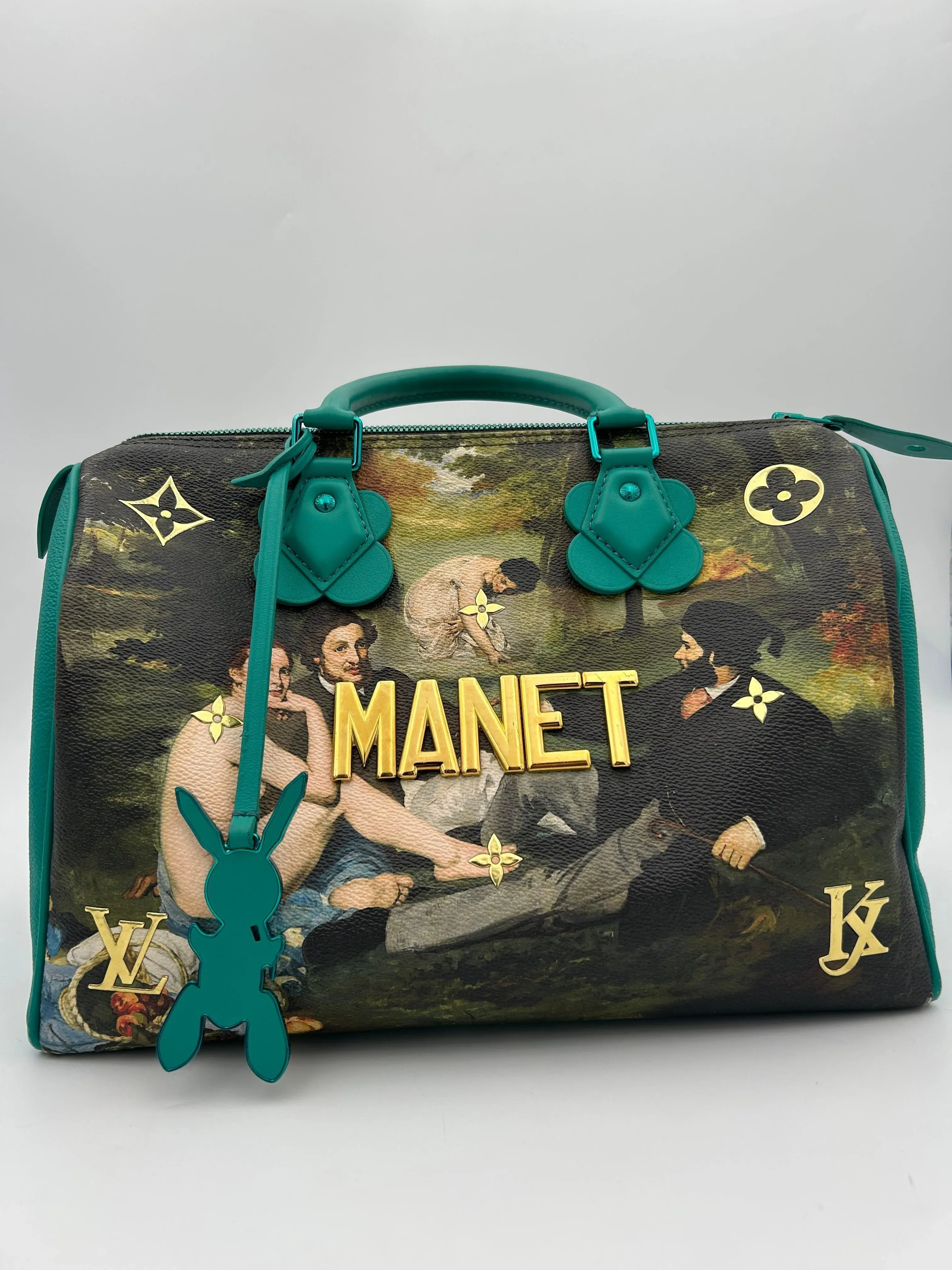 Louis Vuitton X Jeff Koons Manet Speedy 30 | Chairish