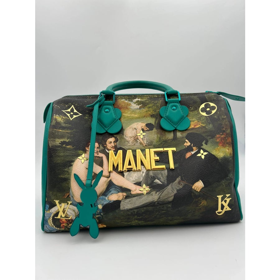 Louis Vuitton X Jeff Koons Manet Speedy 30 | Chairish