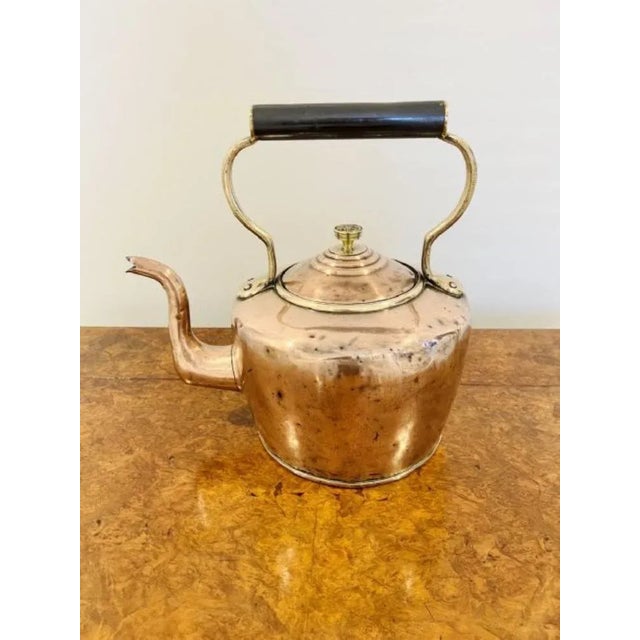 Large George III Copper Kettle, 1800s For Sale - Image 4 of 6