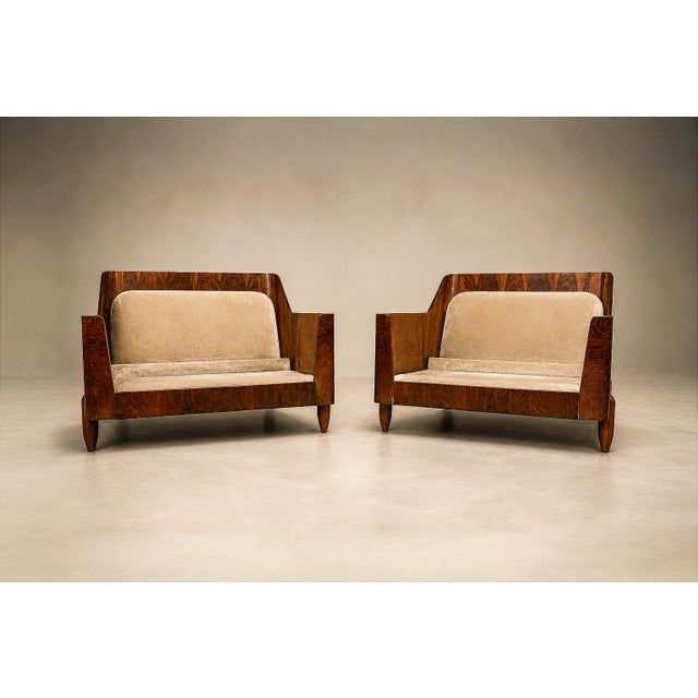 1960s Pair of Brazilian Modern Armchairs in Rosewood & Velvet, Jd Móveis, 1960s For Sale - Image 5 of 18
