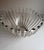 Mid-Century Modern Vintage Sculptural Ribbed Glass Centerpiece Bowl For Sale - Image 3 of 5