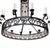 Large Art Deco Style Wrought Iron 12-Light Chandelier For Sale - Image 4 of 11
