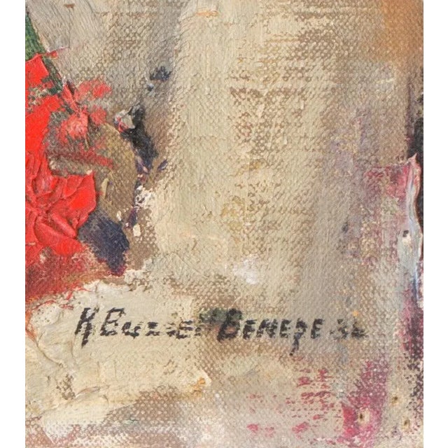 Textile 'Hopi Girl With Kachina Doll' by Katharine Benepe, California Woman Artist, 1936, Los Angeles Art Association, Taos For Sale - Image 7 of 10