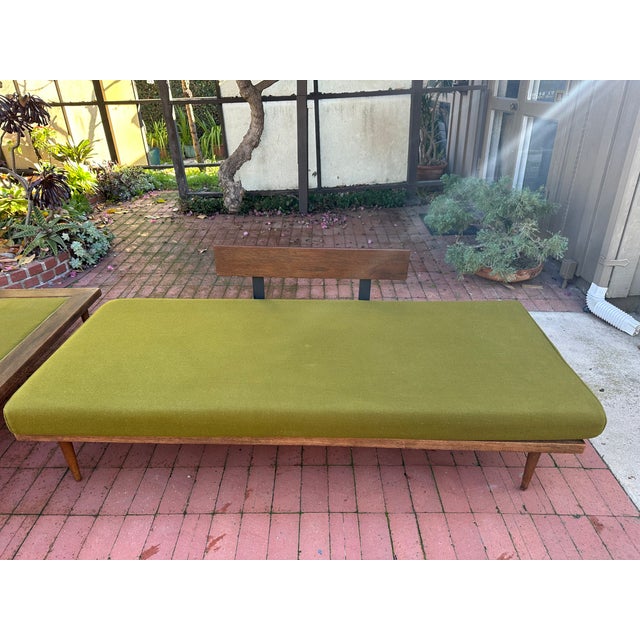 Vintage Mid-Century Modern L-Shaped Sofa Daybed Set For Sale In Los Angeles - Image 6 of 15