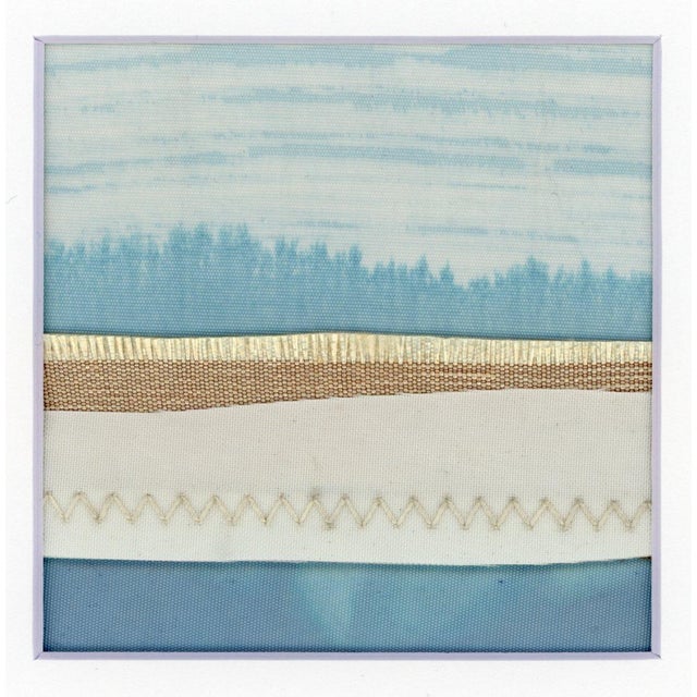2020s Contemporary Semi-Abstract​ Mixed Media Nautical Sailcloth Landscape​ - By JJ-Hogan | There Is Still Good in This World For Sale - Image 5 of 9