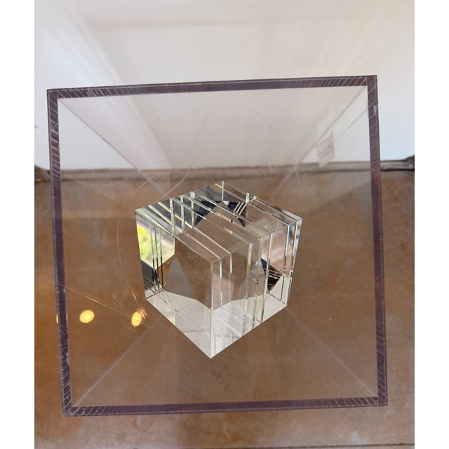 Early 21st Century Tizo Crystal Home Accent/Bookend For Sale - Image 5 of 5