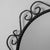 Black 20th Century French Wrought Iron Wall Mirror For Sale - Image 8 of 11