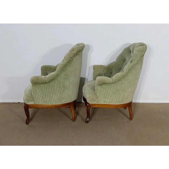 Set of Napoleon III Mid 19th Century Armchairs For Sale - Image 5 of 18