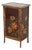 Chinese Bamboo and Painted Lacquer Panel Cabinet For Sale