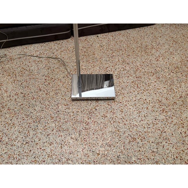 1970s Chrome Torchere by Casella, Floor Lamp For Sale - Image 14 of 17