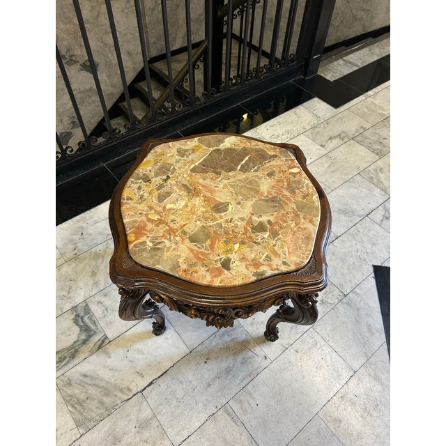 Late 20th Century Late 20th Century Baroque Tortoise Top Table For Sale - Image 5 of 11