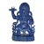Natural Lapis Indian God Vajrapani Protector For Sale