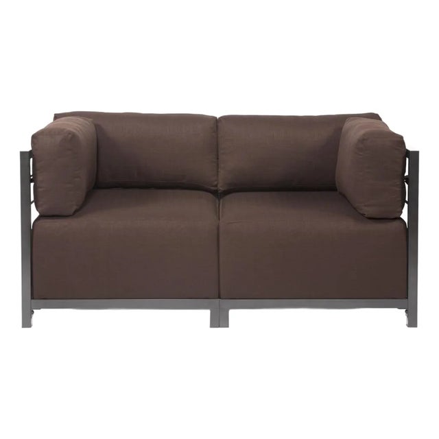 Axis 2pc Sectional Sterling Chocolate Titanium Frame For Sale