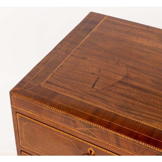 Brown American Federal Mahogany Chest of Drawers For Sale - Image 8 of 10