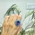 Gemstone Celestial Amethyst Blue Topaz & Orange Sapphire Sterling Silver Cocktail Ring Size 7.5 For Sale - Image 7 of 12