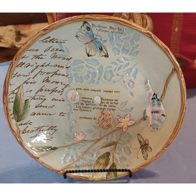 Fitz and Floyd Fitz and Floyd Toulouse Collection Platter For Sale - Image 4 of 5