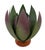 Neoclassical Vintage Moroccan Hand-Crafted Metal Lotus Sculpture For Sale - Image 3 of 11