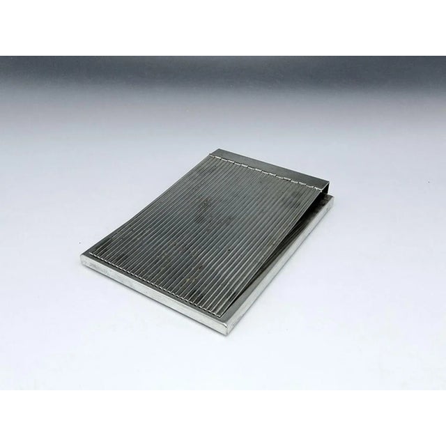 Silver German Postmodern Notepad, 1970s For Sale - Image 8 of 8