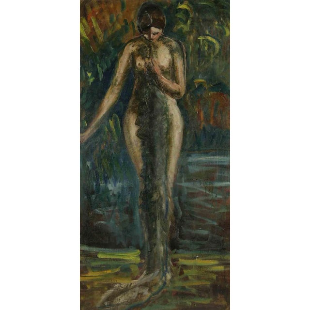 Antonio Feltrinelli, In the Wood, Oil Painting, 1930s For Sale