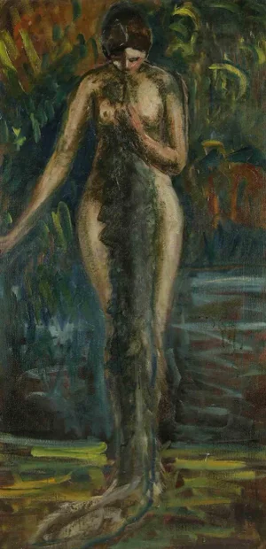 Antonio Feltrinelli, In the Wood, Oil Painting, 1930s