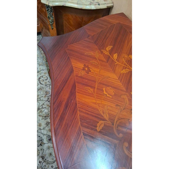 1950s Marquetry Commode, 1950s For Sale - Image 5 of 8