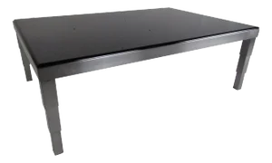Contemporary Modern Smoked Glass Coffee Table