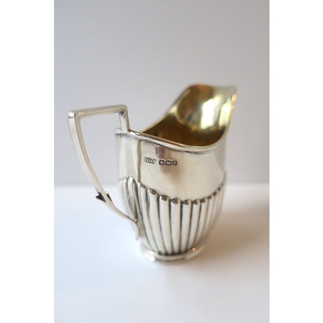 Sterling Silver Coffee Creamer Pitcher Edwardian Neoclassical English, Early-20th C For Sale - Image 15 of 16