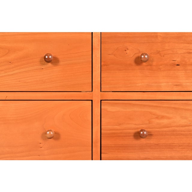 Harden Furniture Arts and Crafts Shaker Solid Cherry Wood Eight-Drawer Dresser For Sale - Image 12 of 17