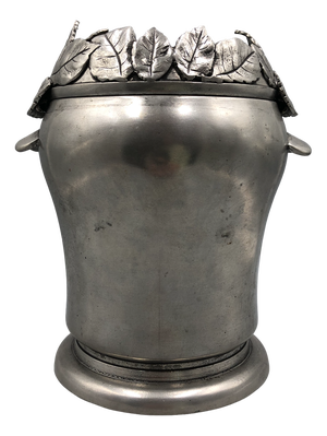 Vintage Champagne Cooler with Laurel Wreath from Dedalo Peltro, Italy, 1980s