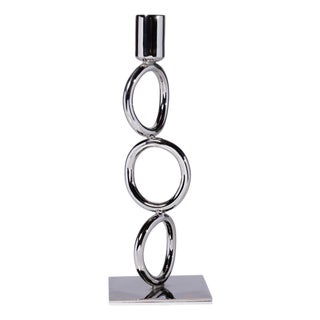 Circa Metal Taper Candle Holder, 11" For Sale