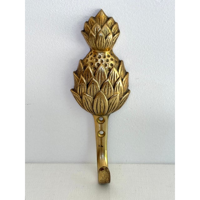 English Small Vintage Pineapple Hook For Sale - Image 3 of 3
