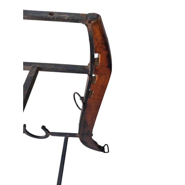 Brown 1920s High-End Sporting Heritage- Mid-Century Modern Jacques Adnet for Hermès-Inspired Equestrian Table. For Sale - Image 8 of 12