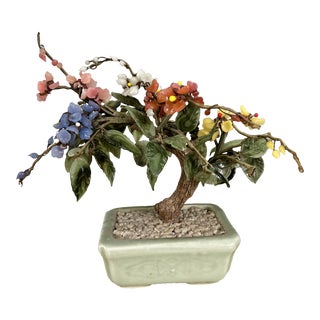 1950s Handmade Jade Bonsai Tree For Sale