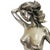 Silver 1970's Style Erotic Chromed Bronze Kneeling Nude Statue For Sale - Image 8 of 9