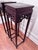 Wood Vintage Monumental Asian Ming Style Solid Rosewood Plant Stands, a Pair For Sale - Image 7 of 14