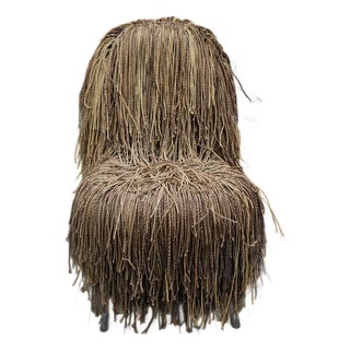 1970s Shaggy Rope Chair Aka the "Cousin It" in the Style of Corito Escario-Yu or the Campana Bros For Sale